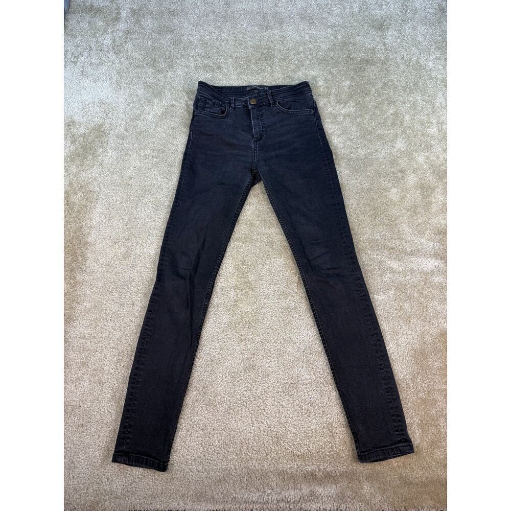 Abercrombie And Fitch Pants Women's Size 26 Gray Blue Straight Chino Pants B427